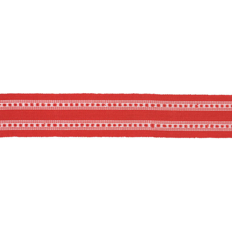 Tissu en similicuir 100% coton Lubeck Performance, Rouge