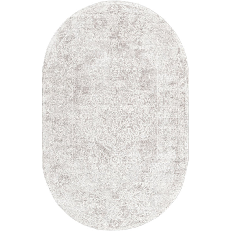 Malayna Oriental Indoor Rug, Oval 5' x 8'