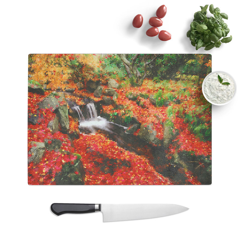 Forest Stream Vol.4 Chopping Board, 0.4cm H x 28.5cm W x 39cm L