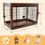 Table d'appoint pour chien avec cage pour chien-1384242481