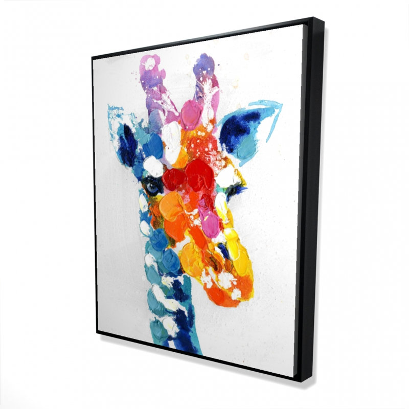 Art sur toile encadrée bleue