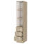 Armoire à linge Preston, trois tablettes, quatre tiroirs-238260111