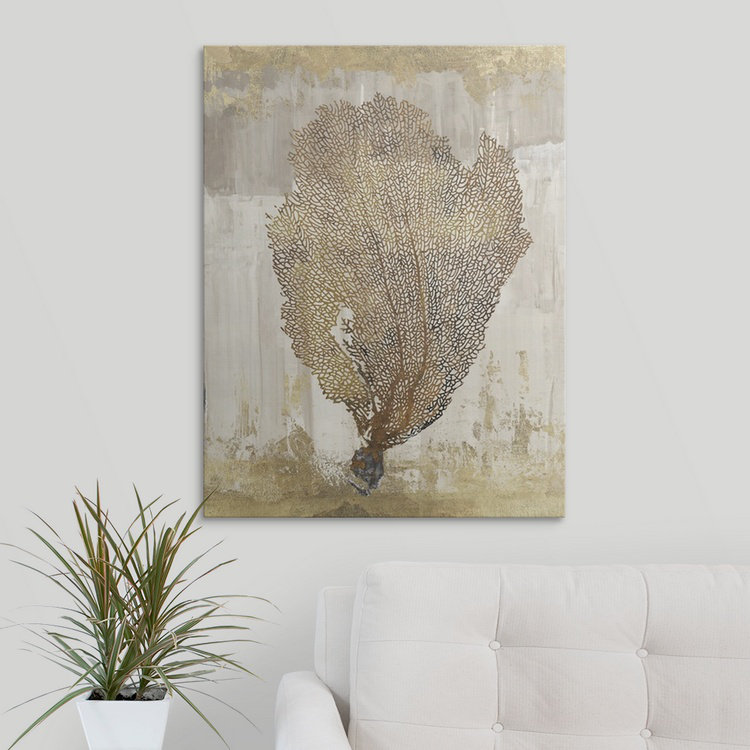 « iii », impression Coral Splendor, H 48 po x l 36 po x P 1,5 po, Toile