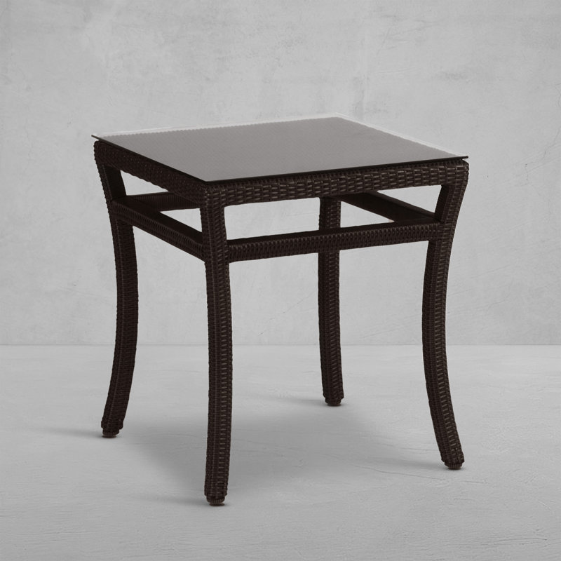 Club Outdoor Side Table, Skye Black Walnut