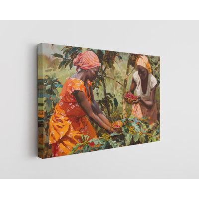 Oil Painting of Kenyan Women Canvas Print