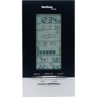 Modern & Contemporary Digital Radio Clock Alarm Tabletop Clock in