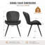 Chaise rembourrée avec pieds en métal-1770611753