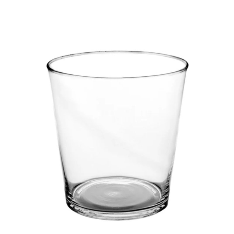 Glass Vase Eye-v Shape Clear Large