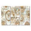 Beige doré et blanc mandala bohémien simplicité Boho I - Boho Mandala Decor Wall Art Collection-634689621-634689623-634689616