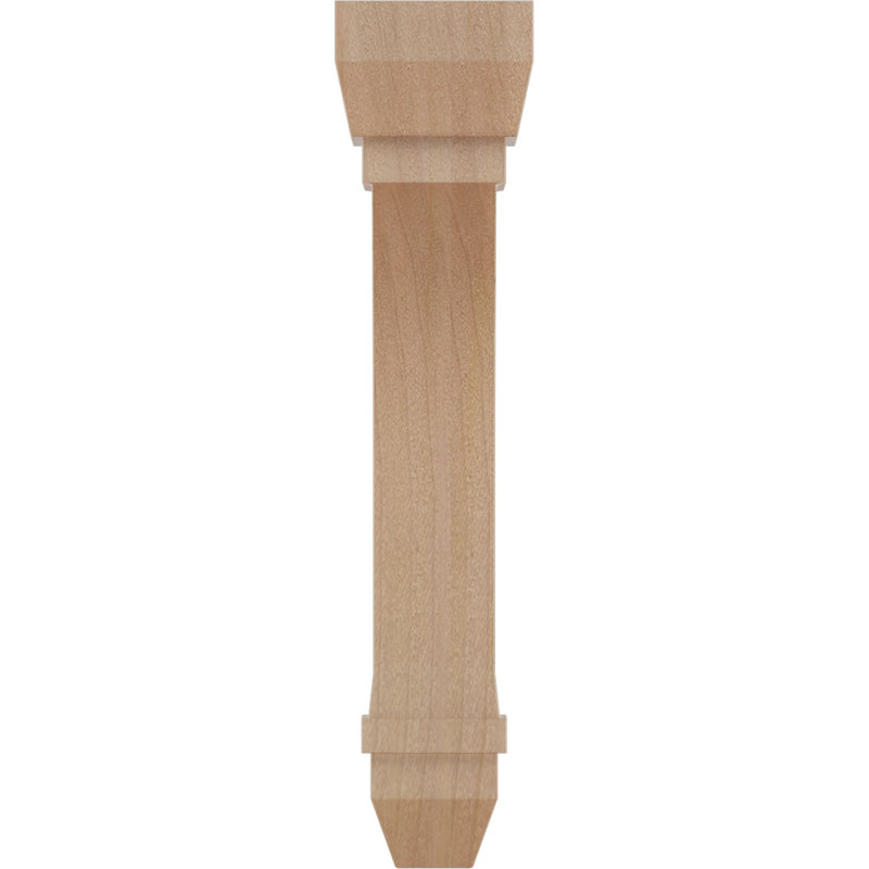 Support en bois Stockport, Aulne, L 2 1/4 po x P 6 po x H 10 po