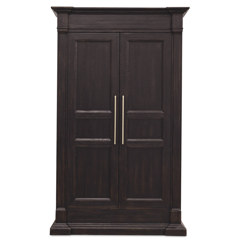Driftwood 2 - Door Armoire, Worn Saddle