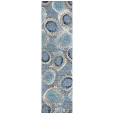 Machine Washable Indoor/Outdoor Jenning ACN2278 Geometric Rug
