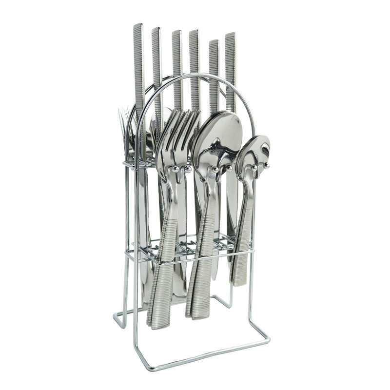 London 24 Piece Cutlery Set, Service for 6