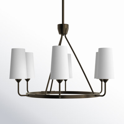 Ardea 6 - Light Metal Dimmable Chandelier