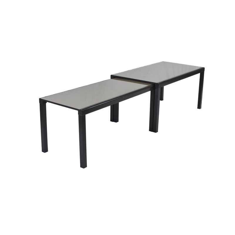 Rectangular Outdoor Table Sets , 180cm cm W 100cm cm D, Grey/Brown/Blue
