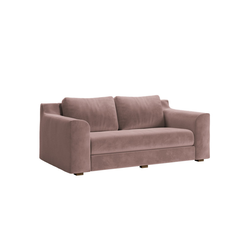 Causeuse Elevate, Dusty Rose Recycled Velvet