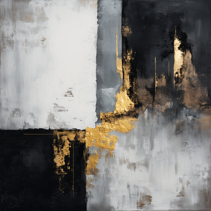 Gilded Resolve, 26" H x 26" W