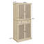Armoire à quatre portes avec tablettes intérieures réglables-1571723749