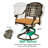 6 - Person Patio Dining Set with Rectangular Table , Cushions Included-357714290