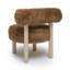 Vegan Shearling Accent Chair-1486072833