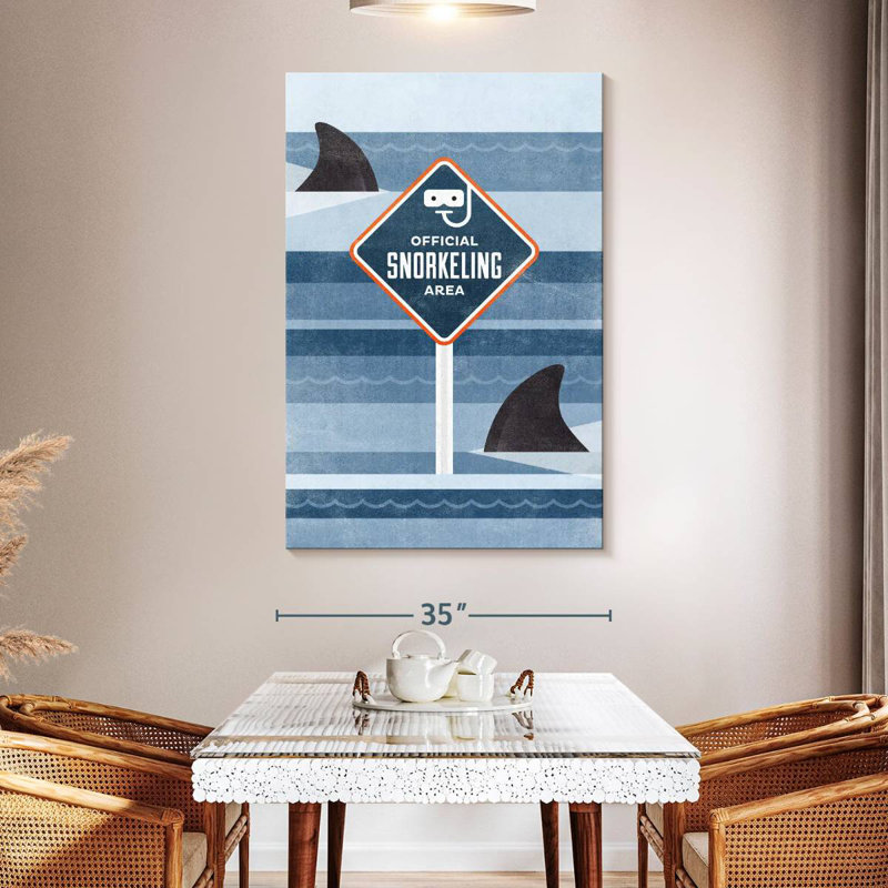 Senne Official Snorkeling Area, 51" H x 34" W