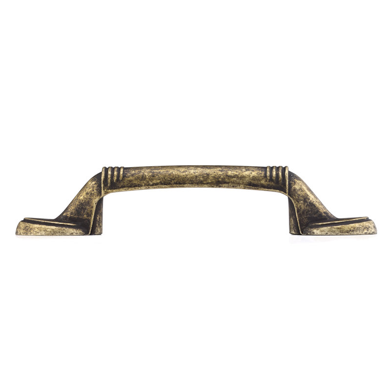 Expression 3"  Center to Center Arch Pull, Burnished Brass