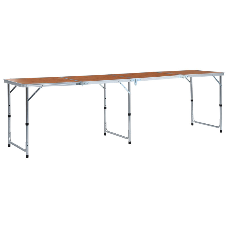 Hartwell 240cm Rectangular Adjustable Folding Table