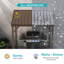Pergola en métal avec système de drainage intégré, toit en acier galvanisé-137458095-137458101