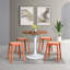 Tabouret carré en plastique empilable Dantoni-1144484271