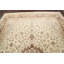 Tapis beige en laine noué à la main de conception unique 9 pi 11 po x 14 pi 4 po Tabriz