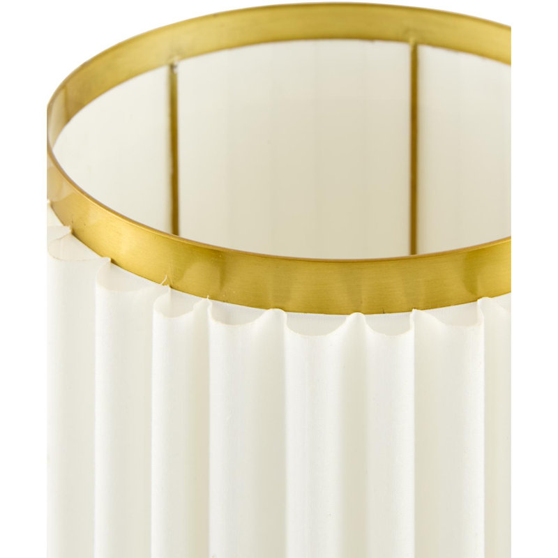 Maazin Table Lamp, Gold/Beige