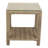 Bakary Square Glass Outdoor Side Table
