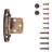 Surface Self-Closing Variable overlay Face Frame Self-Close - Winchester Brass - Cabinet Door Hinges (Set of 20)-91102323-125018878