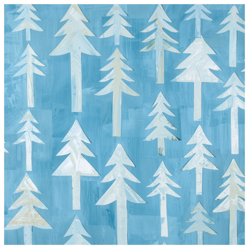 Édredon Blue Pine Trees, Lit simple