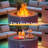 30" Propane Gas Fire Pit Table Outdoor Round Firepit Outside Patio Deck Garden Backyard LED with RGB Light Strip, Gas Fire Table, 50,000 BTU Burner and Tank Storage