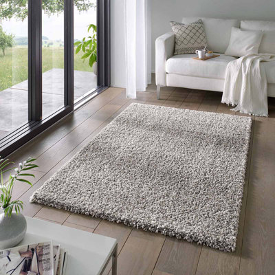 Alrai Solid Colour Shag Area Rug