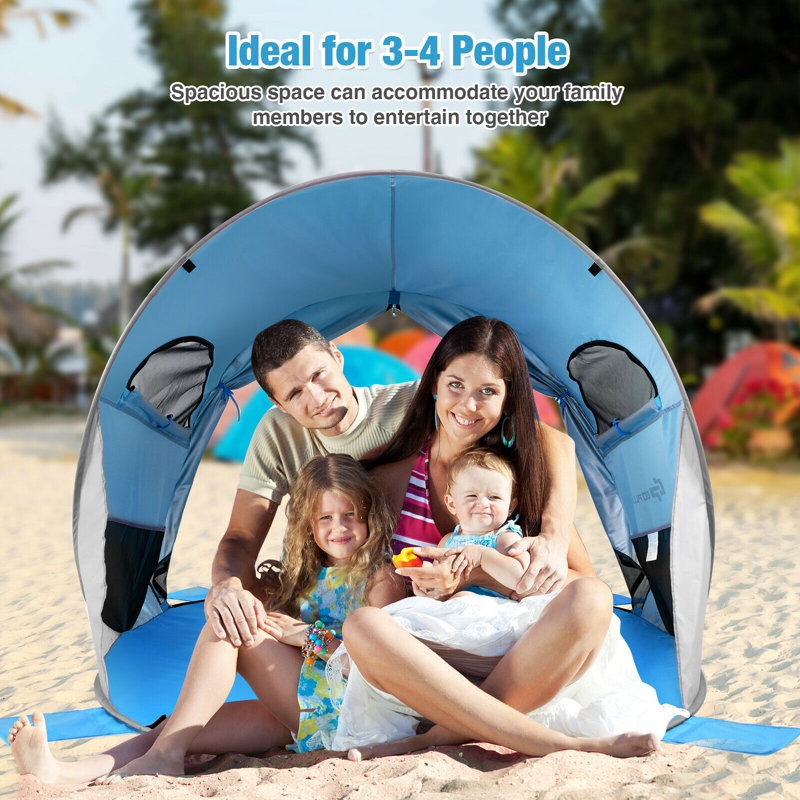 3 Person Tent, Blue