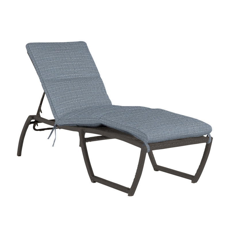 Chaise tissée Skye - Gris ardoise, InsideOut® Rollo ‑ lin Chambray, Pas de soudure, Gris ardoise