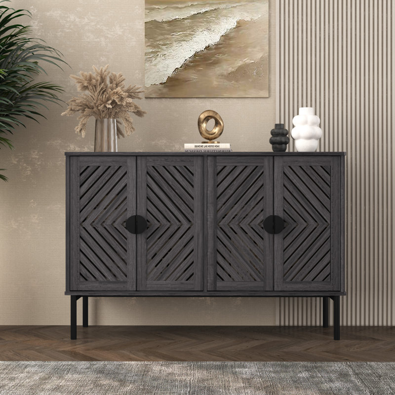 Buffet moderne avec tablettes réglables