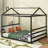 Queen House Shape Platform Bed-1945826181