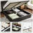 Hydraulic Lift Up Upholstered Platform Bed with Adjustable Headboard-1049167640-1049167647