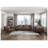Modern Genuine Leather Sofa, 3-Seat Brown Couch with Solid Wood Frame and Pocket Coil Seating for Living Room