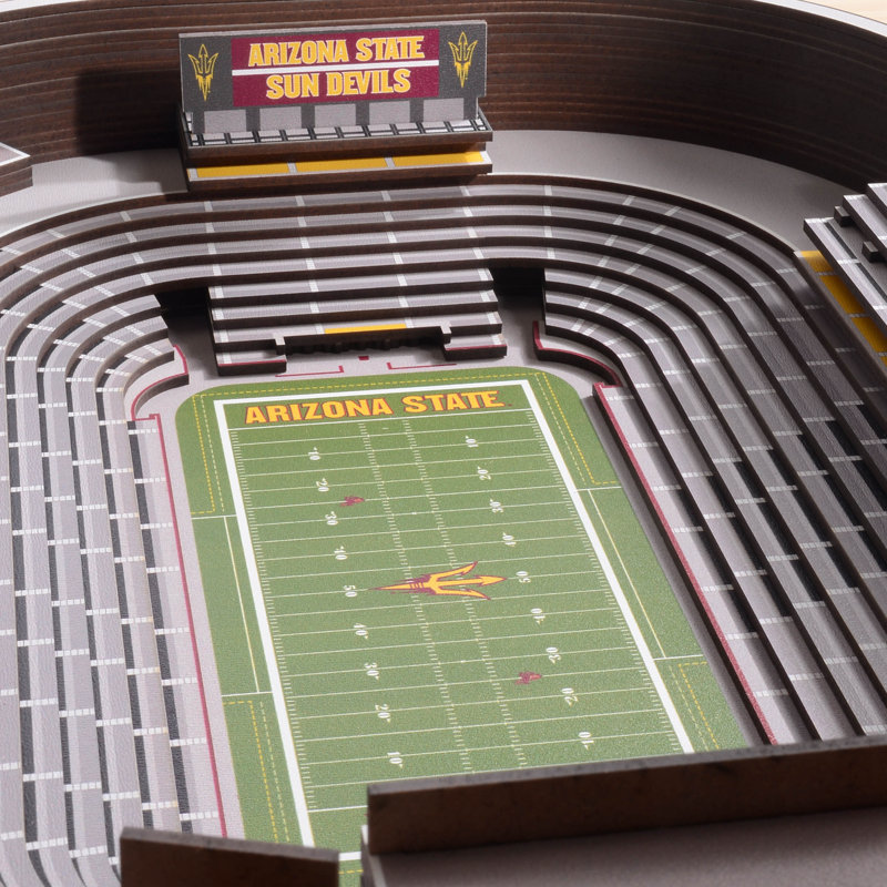 Décoration murale 25 couches NCAA, Sun Devils d'Arizona State