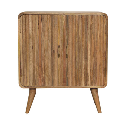 Felippe Solid Wood Rectangle Accent Cabinet