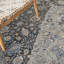Tapis gris tissé à la machine Pinette-1416428676