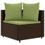 Ensemble de canapé de patio avec coussins 3 pièces Vidaxl-102443991-102443996
