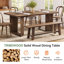 Solid Wood Base Dining Table