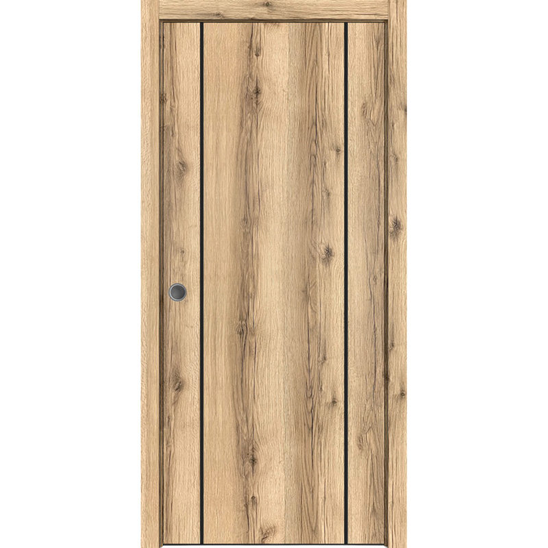 Finition en bois massif manufacturé, 18 po x 84 po, Chêne