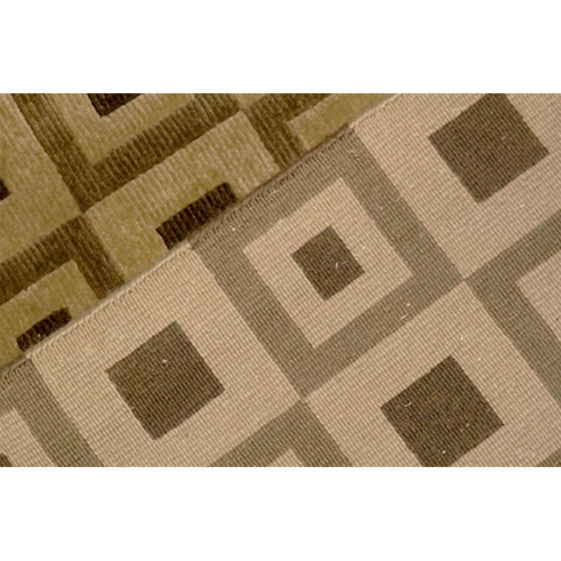 Tapis beige et brun noué à la main de haute qualité