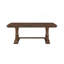 Table de salle à manger traditionnelle 5 pièces avec rallonge et 4 chaises d'appoint